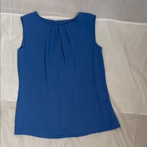 Elegant Blue Sleeveless Top